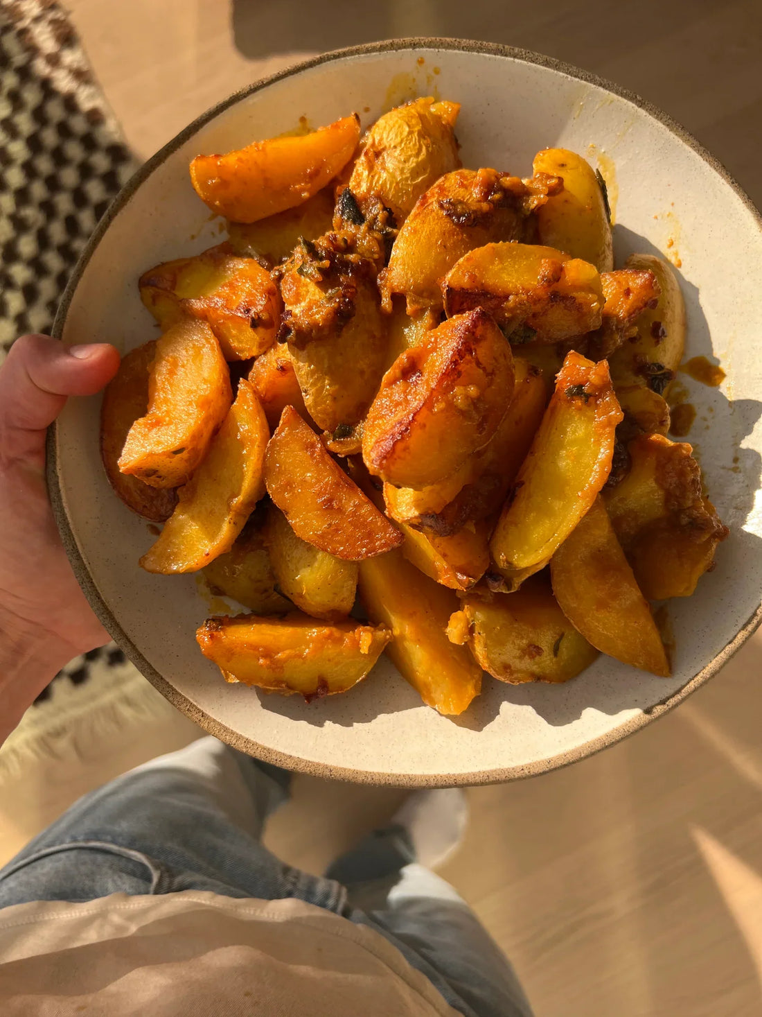 Lemony Golden Potatoes