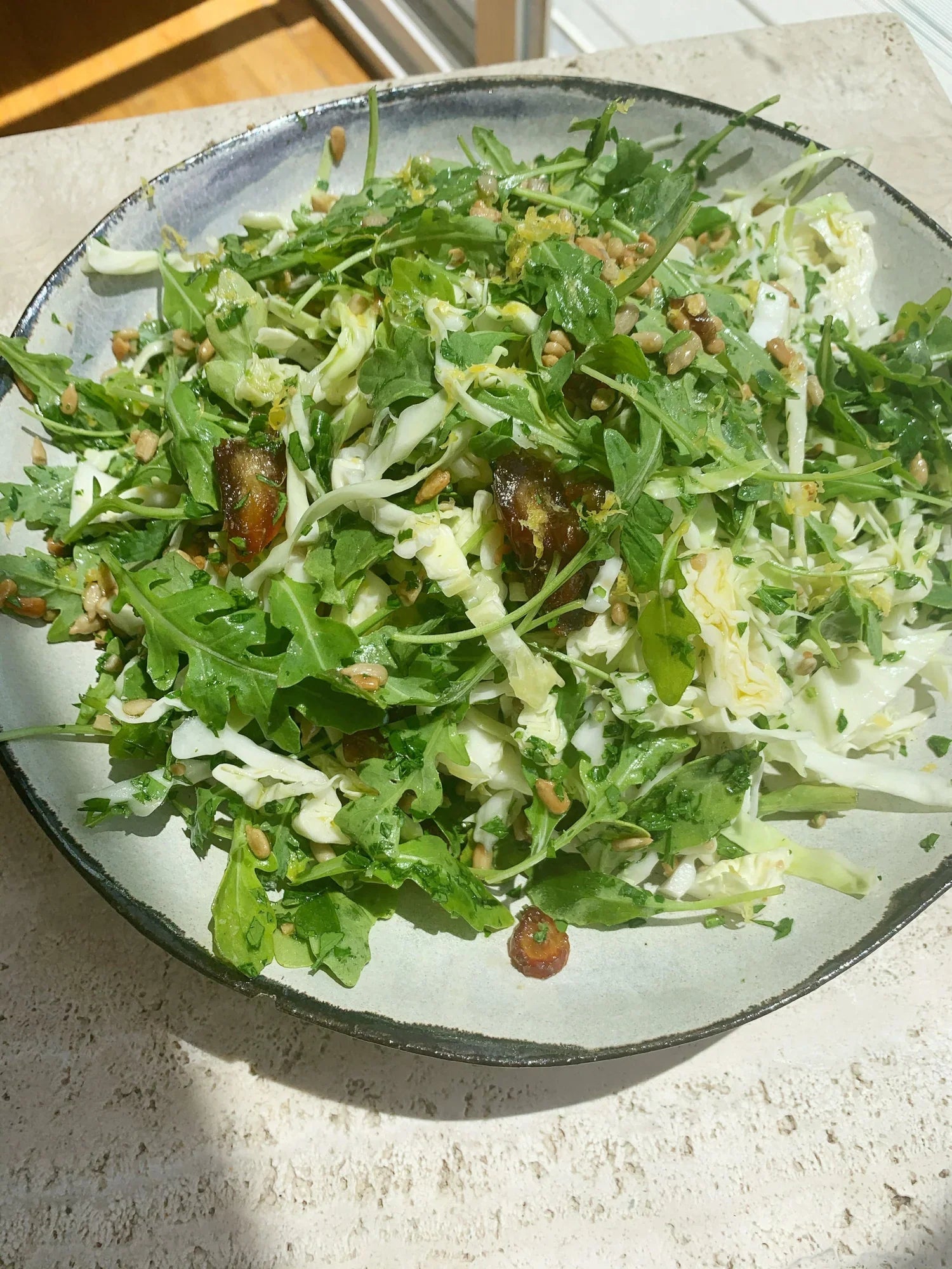 Date & Cabbage & Arugula Salad – Eden Eats