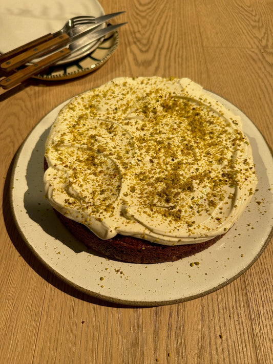 Pistachio Citrus Snacking Cake