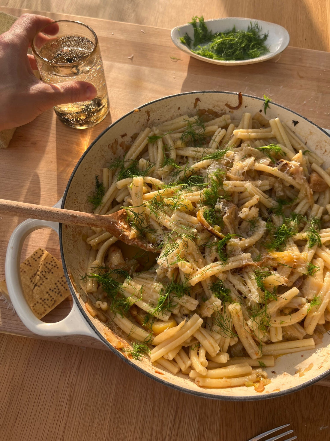 Roasted Fennel and Lemon Pasta
