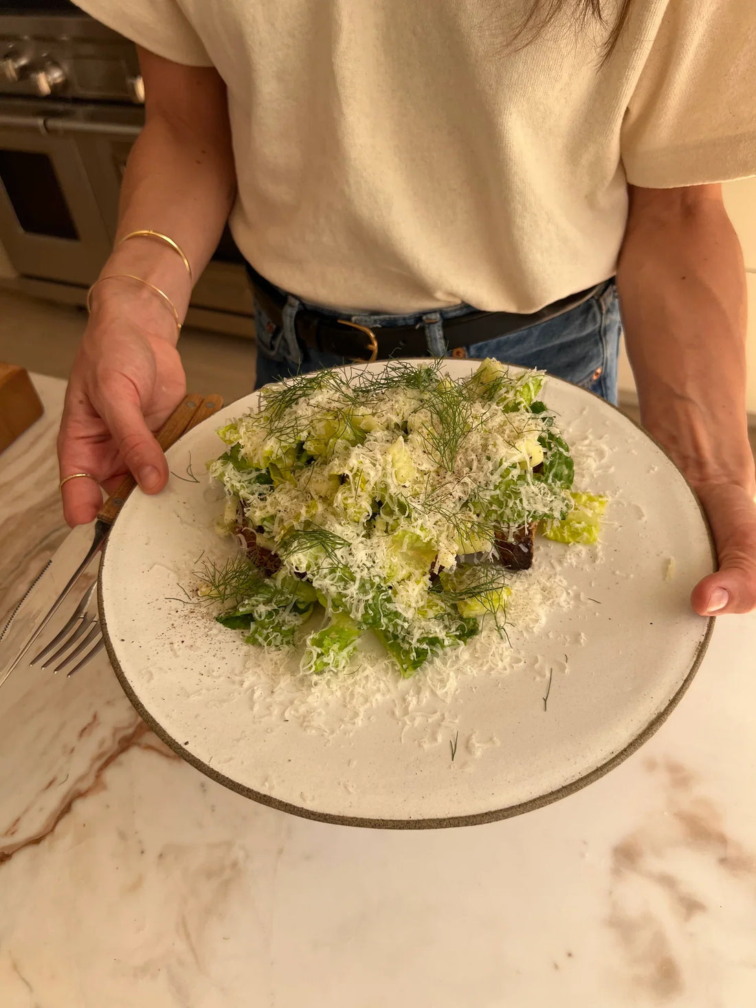 Caesar toast