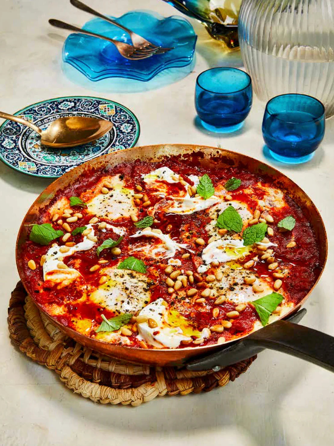 Lamb Shakshuka with Lemony Yogurt