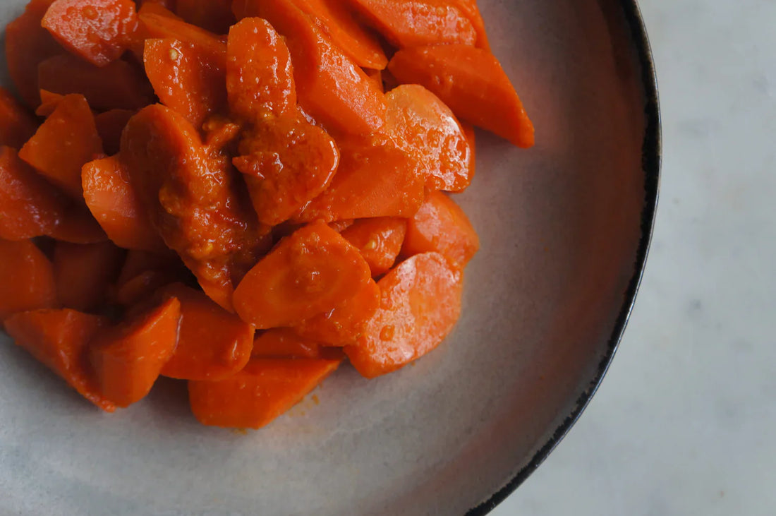 Harissa carrots - mogador style