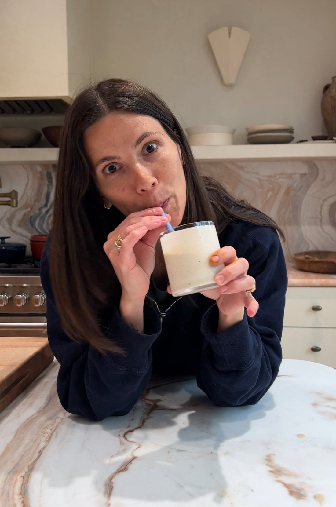 Tahini Date Banana Smoothie