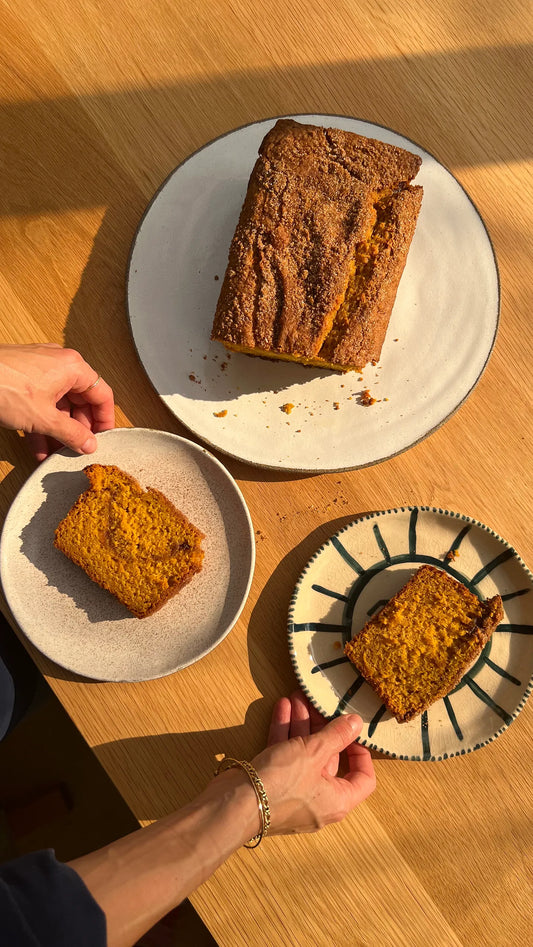 kabocha squash cinnamon swirl loaf