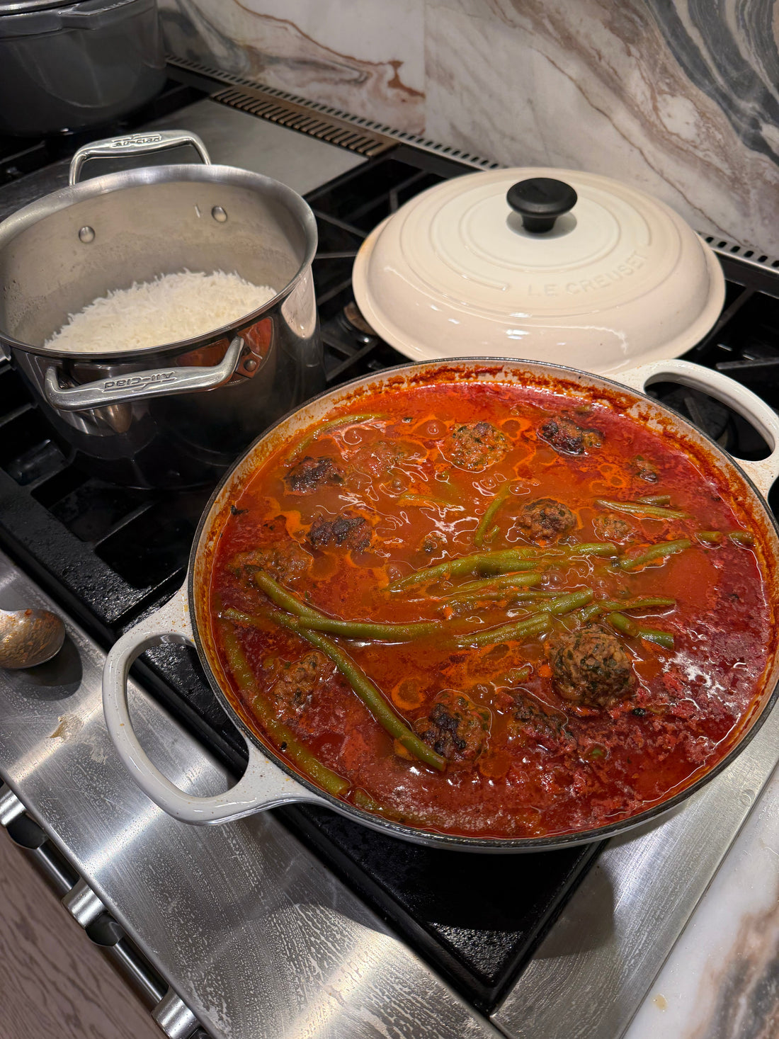 Weeknight Meatballs & Beans