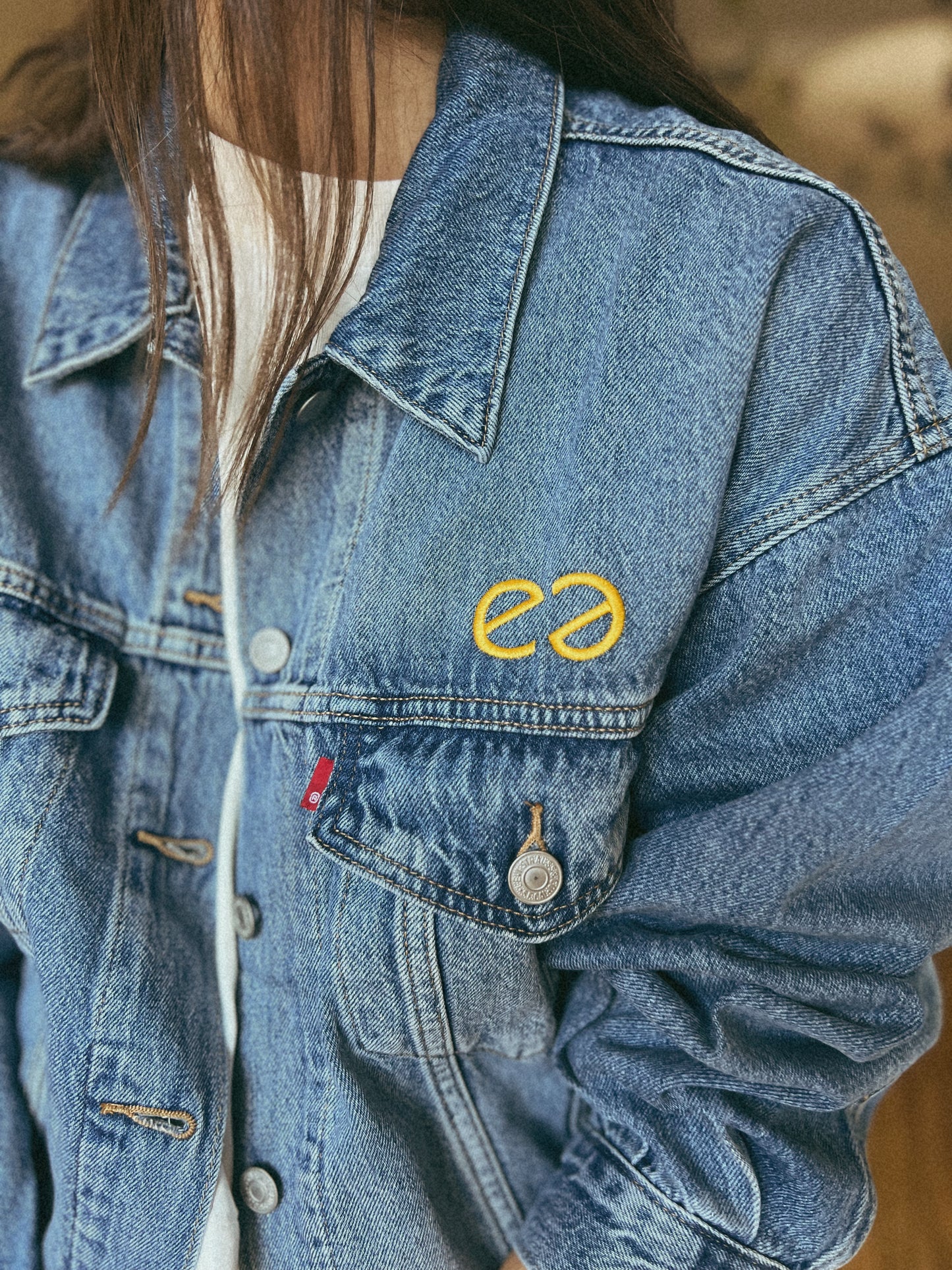 eden eats x levi's 90's trucker jacket